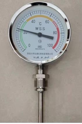 双金属温度计，WSS-311-411-511,1.5级，0-500℃