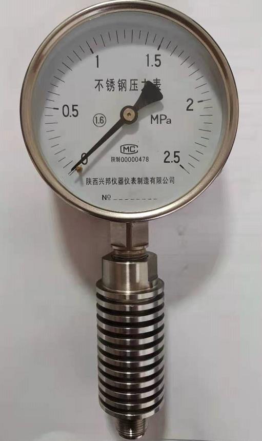 耐温压力表YTW-60/100/150,1.6级，-0.1-0-100MPA