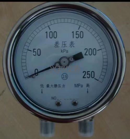 高静压不锈钢差压表TCMF-100G/150G,1.6级,0-600KPA,0-60MPA
